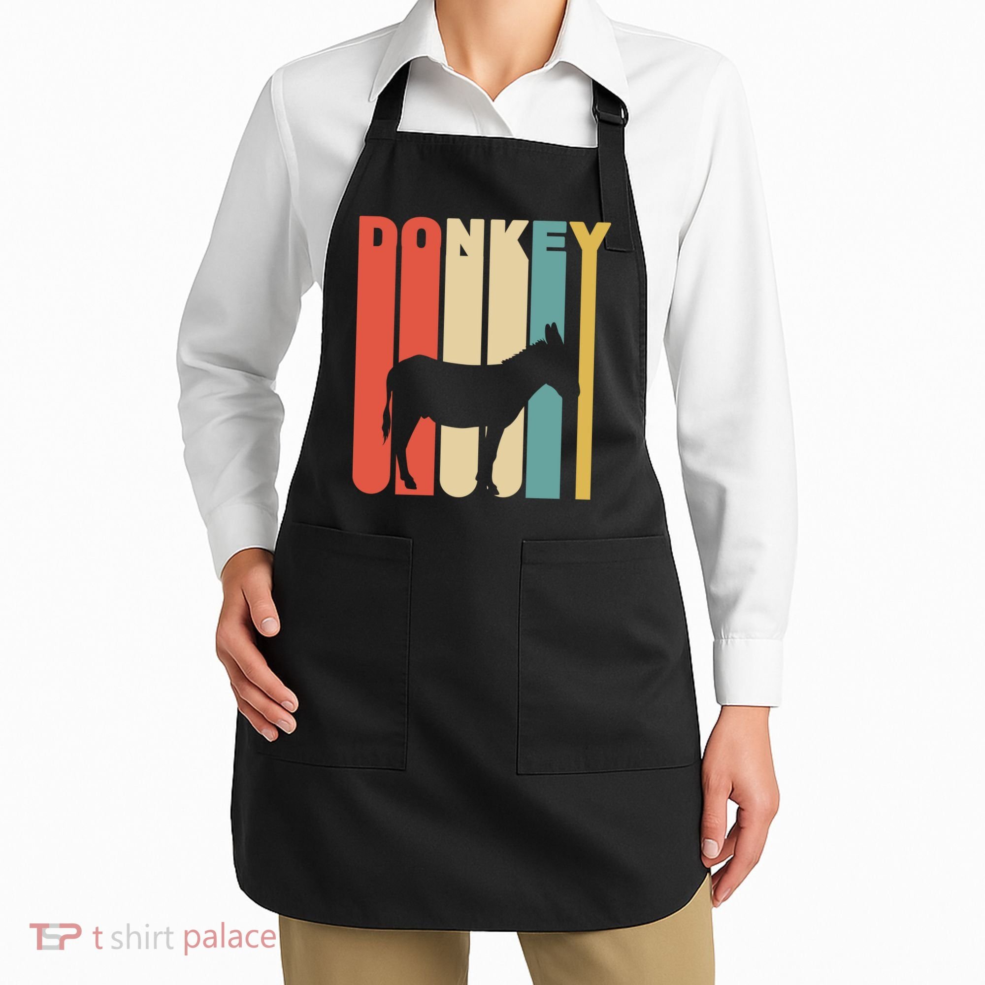 Retro Donkey Logo Apron