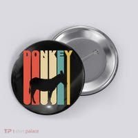 Retro Donkey Logo Button thumb 0