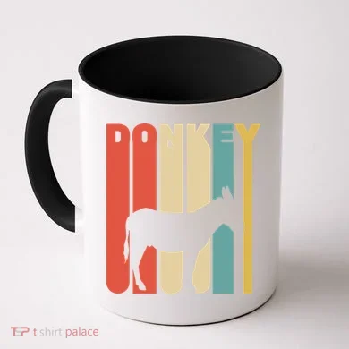 Retro Donkey Logo Coffee Mug