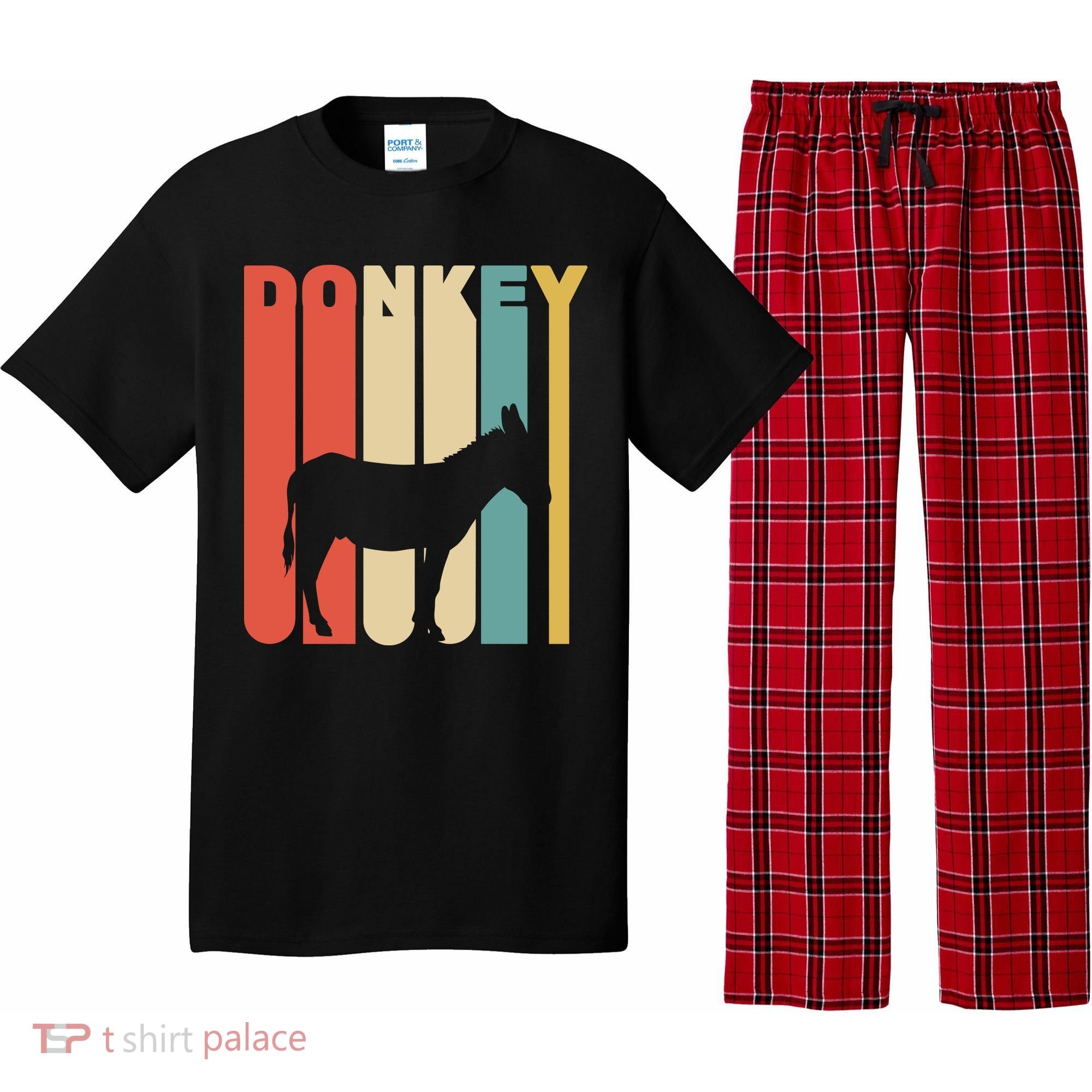 Retro Donkey Logo Pajama Set