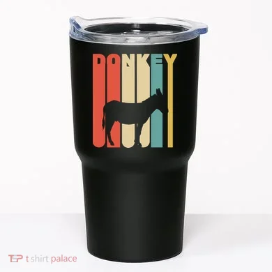 Retro Donkey Logo Tumbler