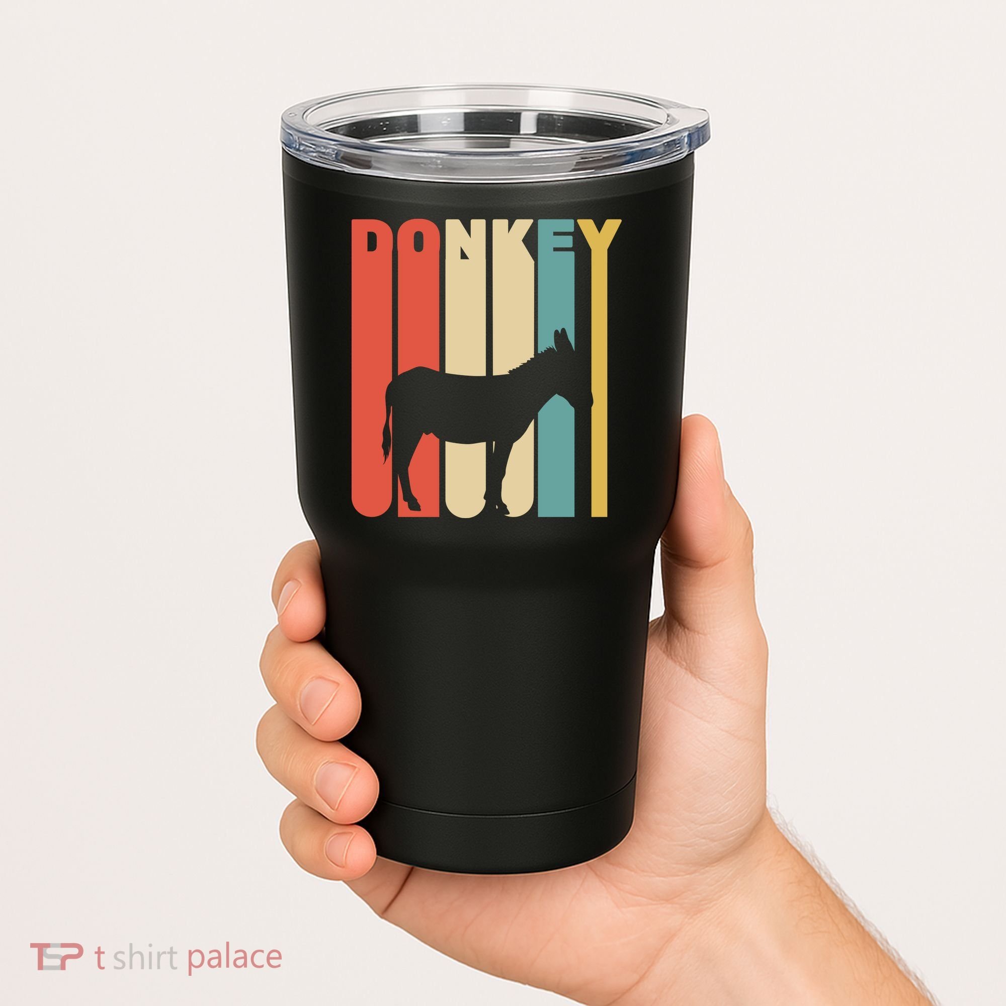 Retro Donkey Logo Tumbler