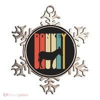 Retro Donkey Logo Ornament thumb 0
