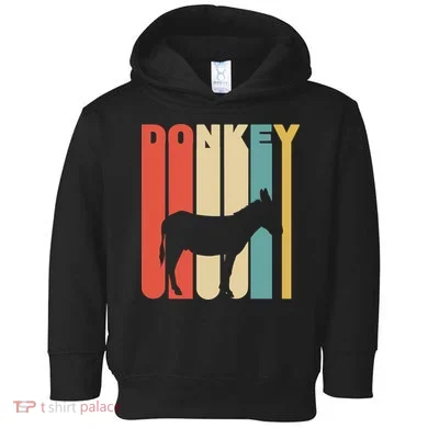 Retro Donkey Logo Toddler Hoodie