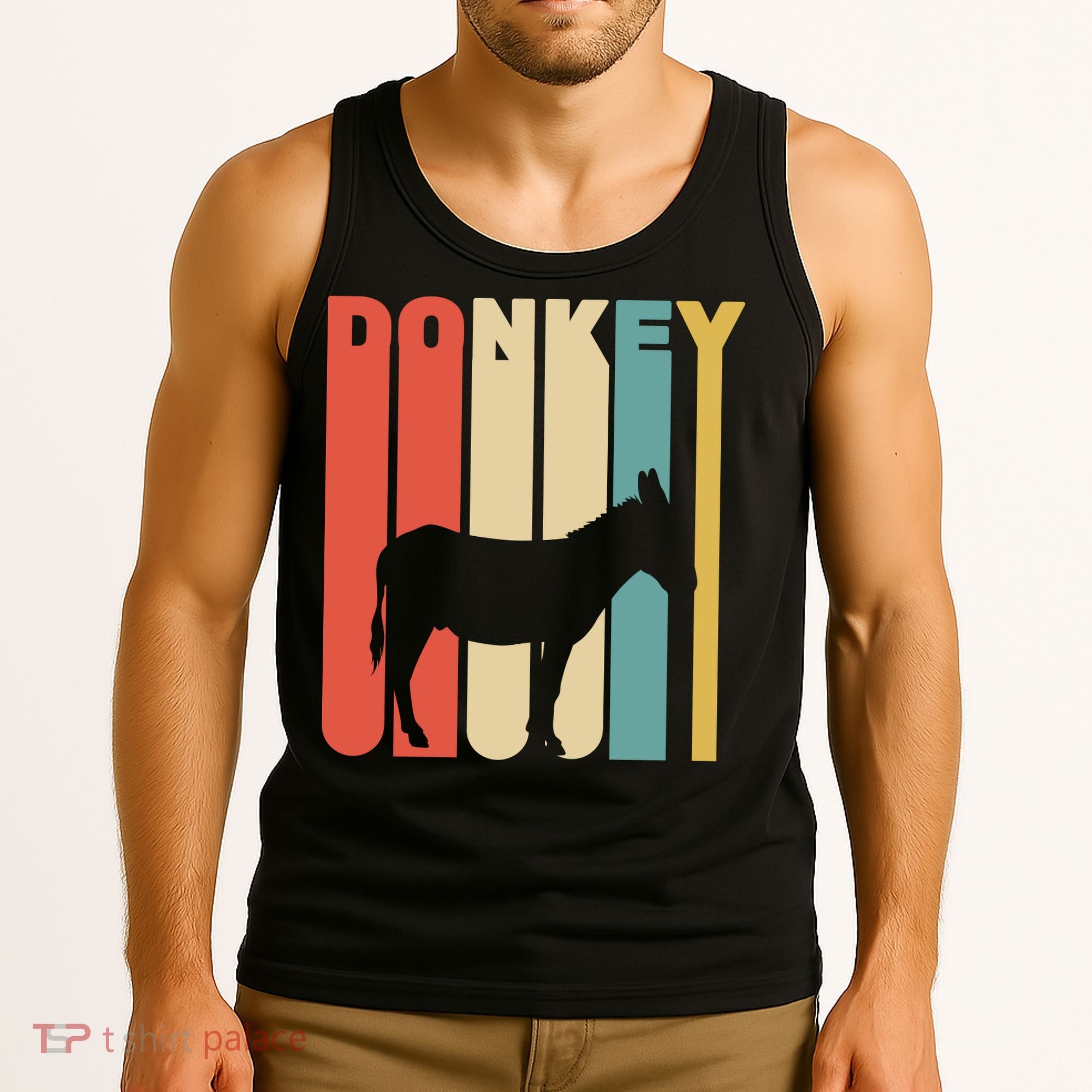 Retro Donkey Logo Tank Top