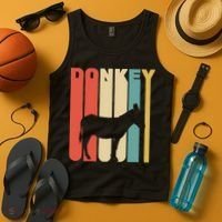 Retro Donkey Logo Tank Top thumb 4