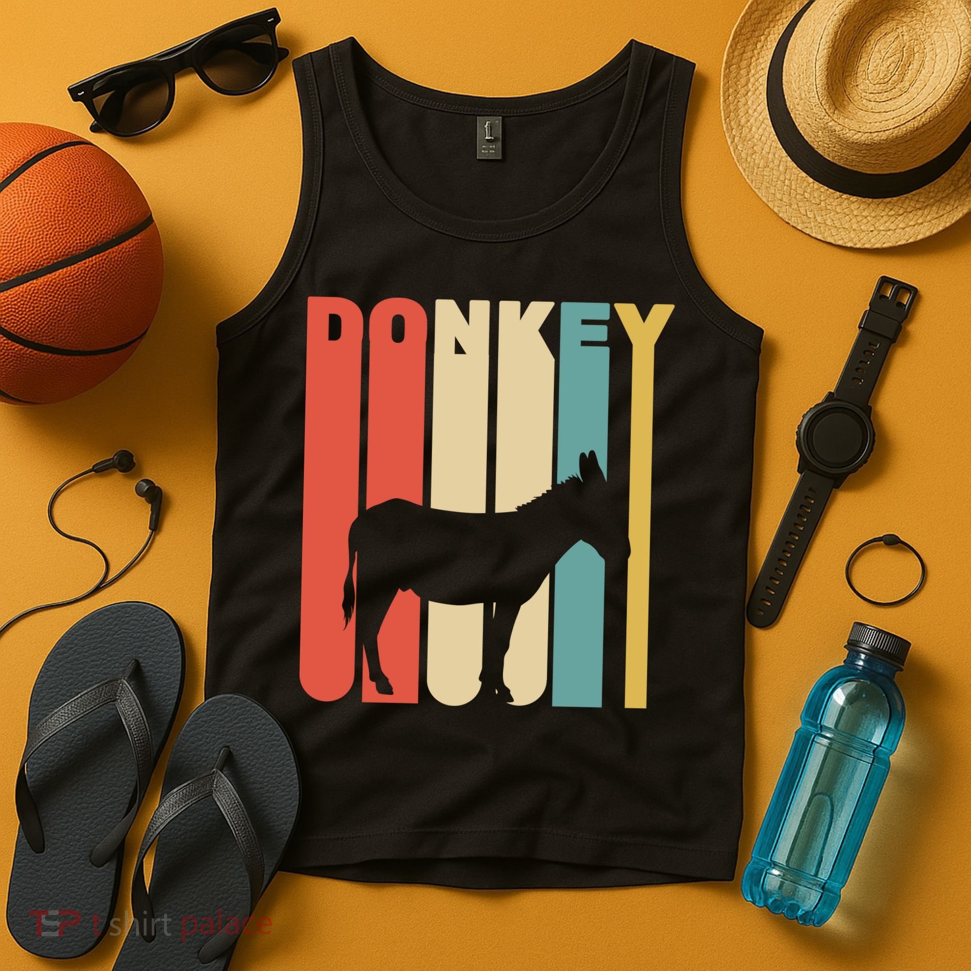 Retro Donkey Logo Tank Top
