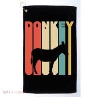 Retro Donkey Logo Golf Towel thumb 0