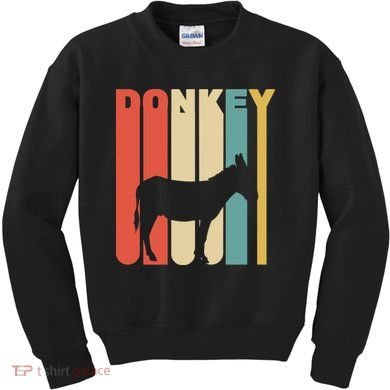 Retro Donkey Logo Kids Sweatshirt