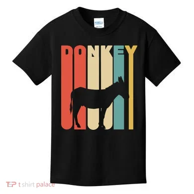 Retro Donkey Logo Kids T-Shirt