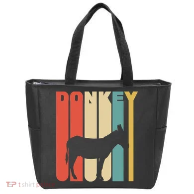 Retro Donkey Logo Tote Bag