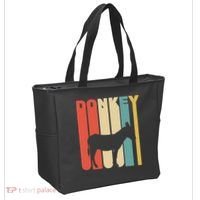 Retro Donkey Logo Tote Bag thumb 2
