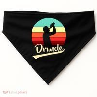 Retro Druncle Logo USA-Made Doggie Bandana thumb 0