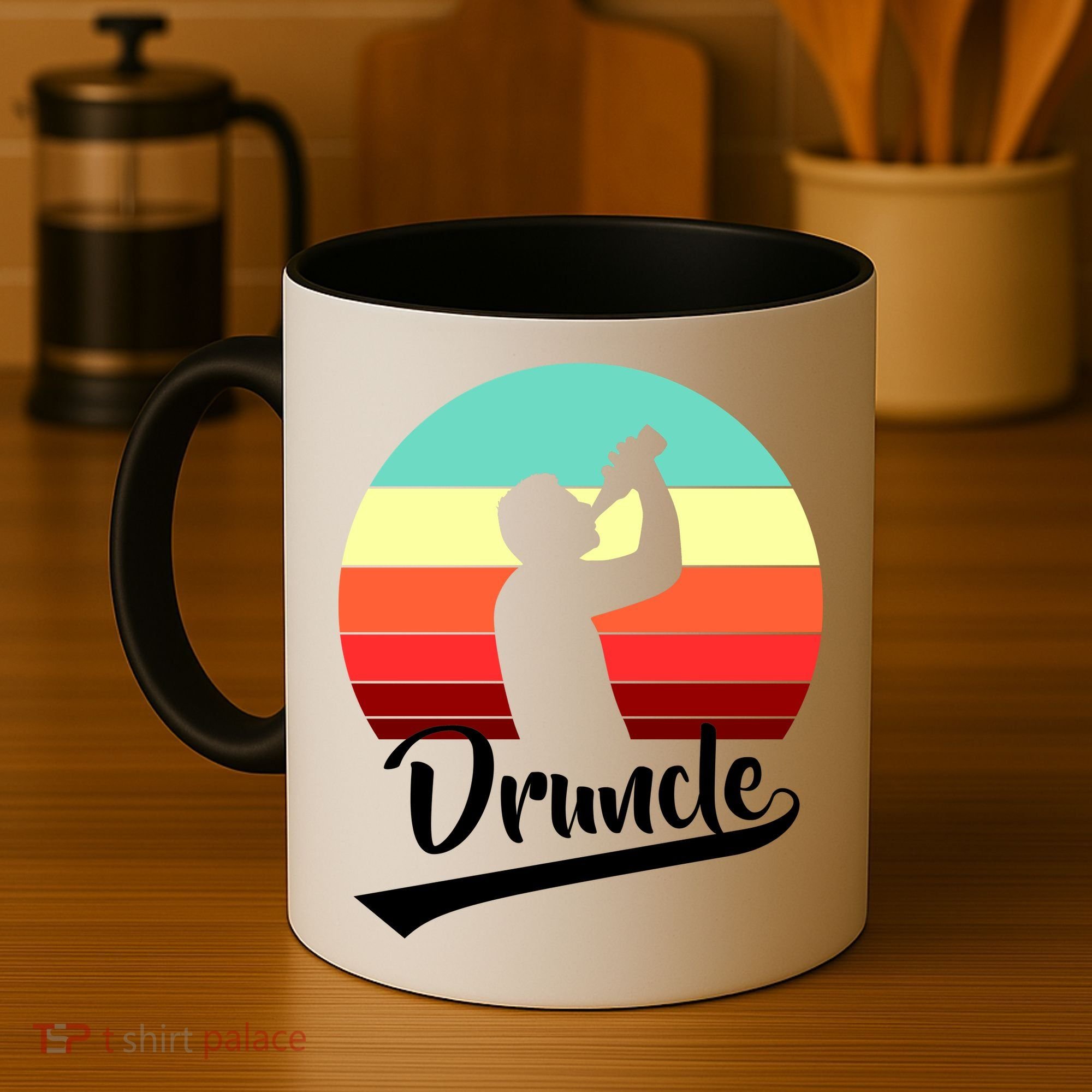 Retro Druncle Logo Coffee Mug