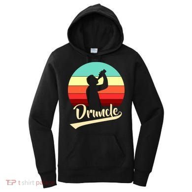 Retro Druncle Logo Women's Hoodie