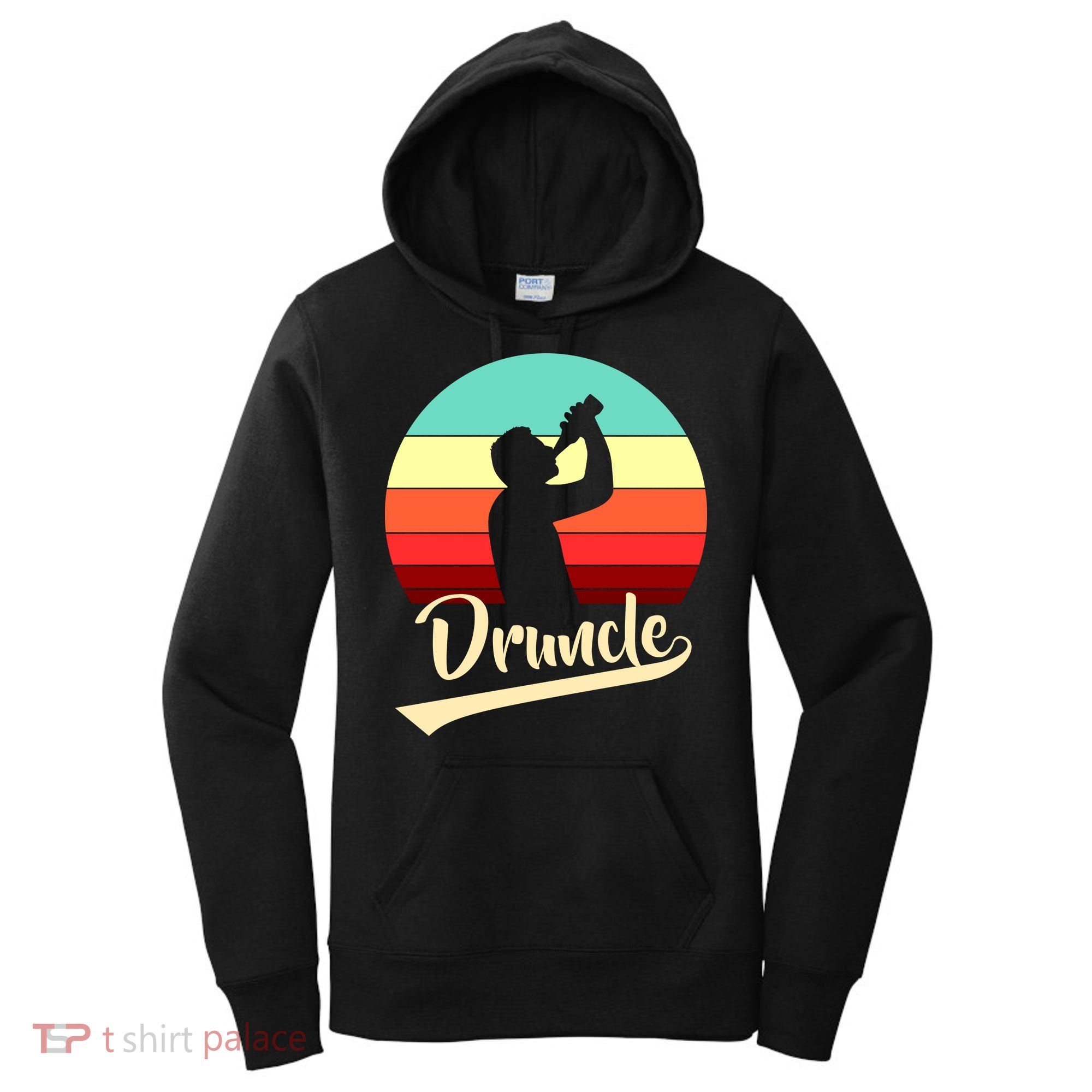 Retro Druncle Logo Women's Hoodie