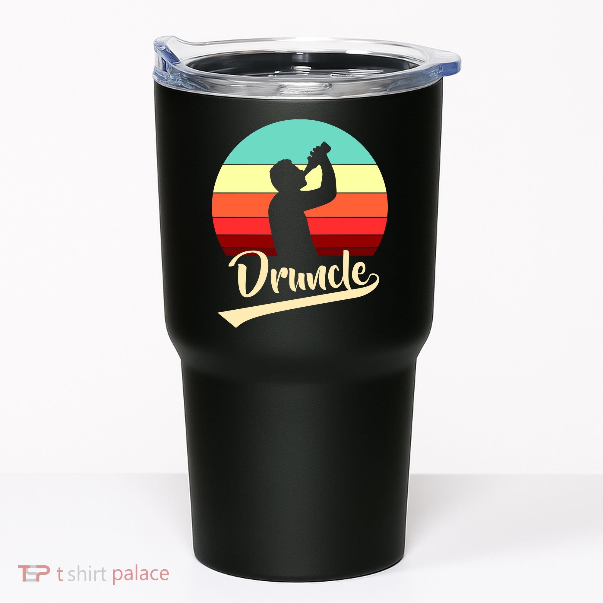 Retro Druncle Logo Tumbler