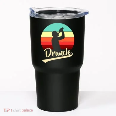 Retro Druncle Logo Tumbler