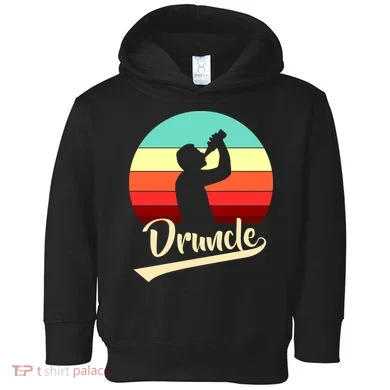 Retro Druncle Logo Toddler Hoodie