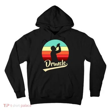 Retro Druncle Logo Tall Hoodie