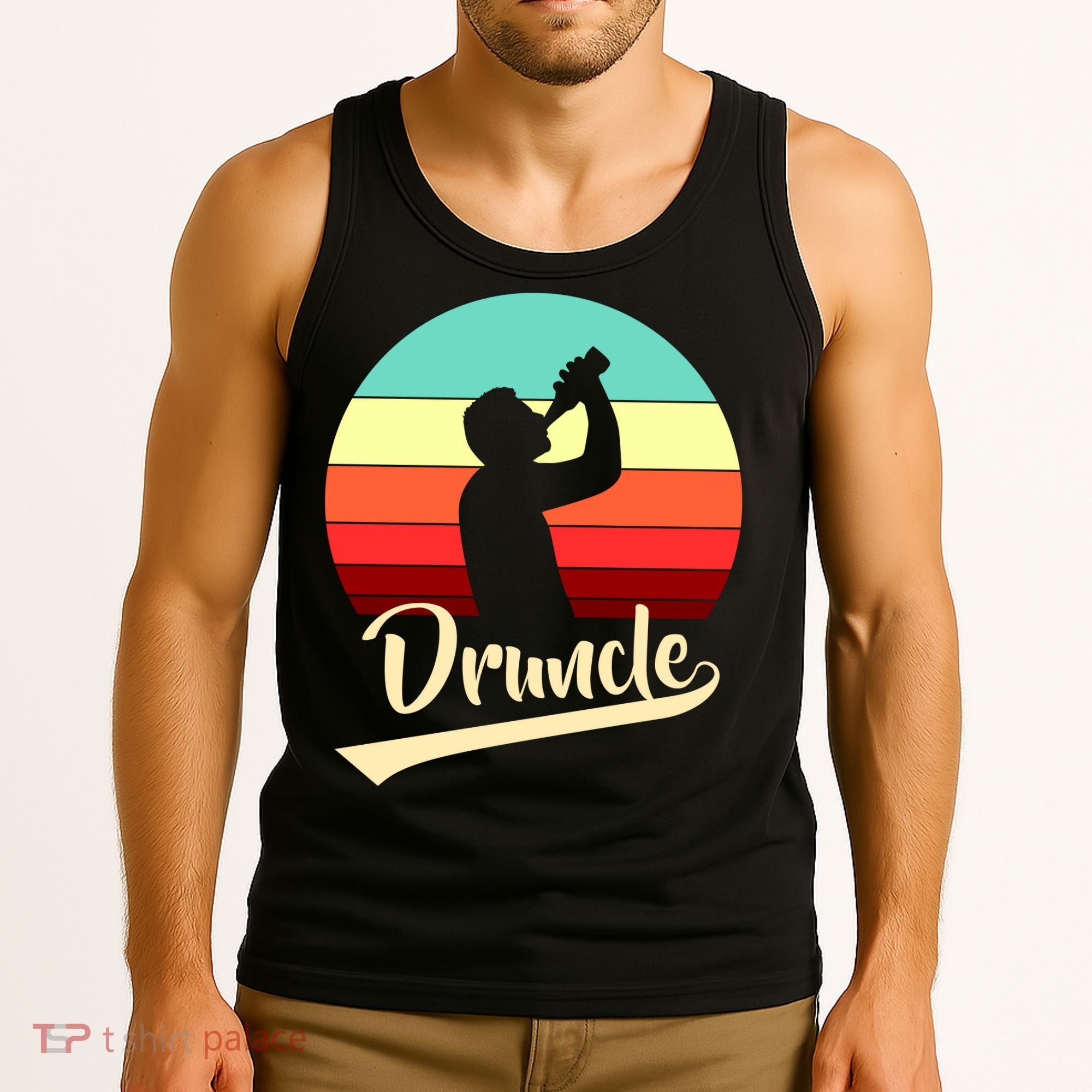Retro Druncle Logo Tank Top