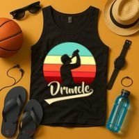 Retro Druncle Logo Tank Top thumb 4