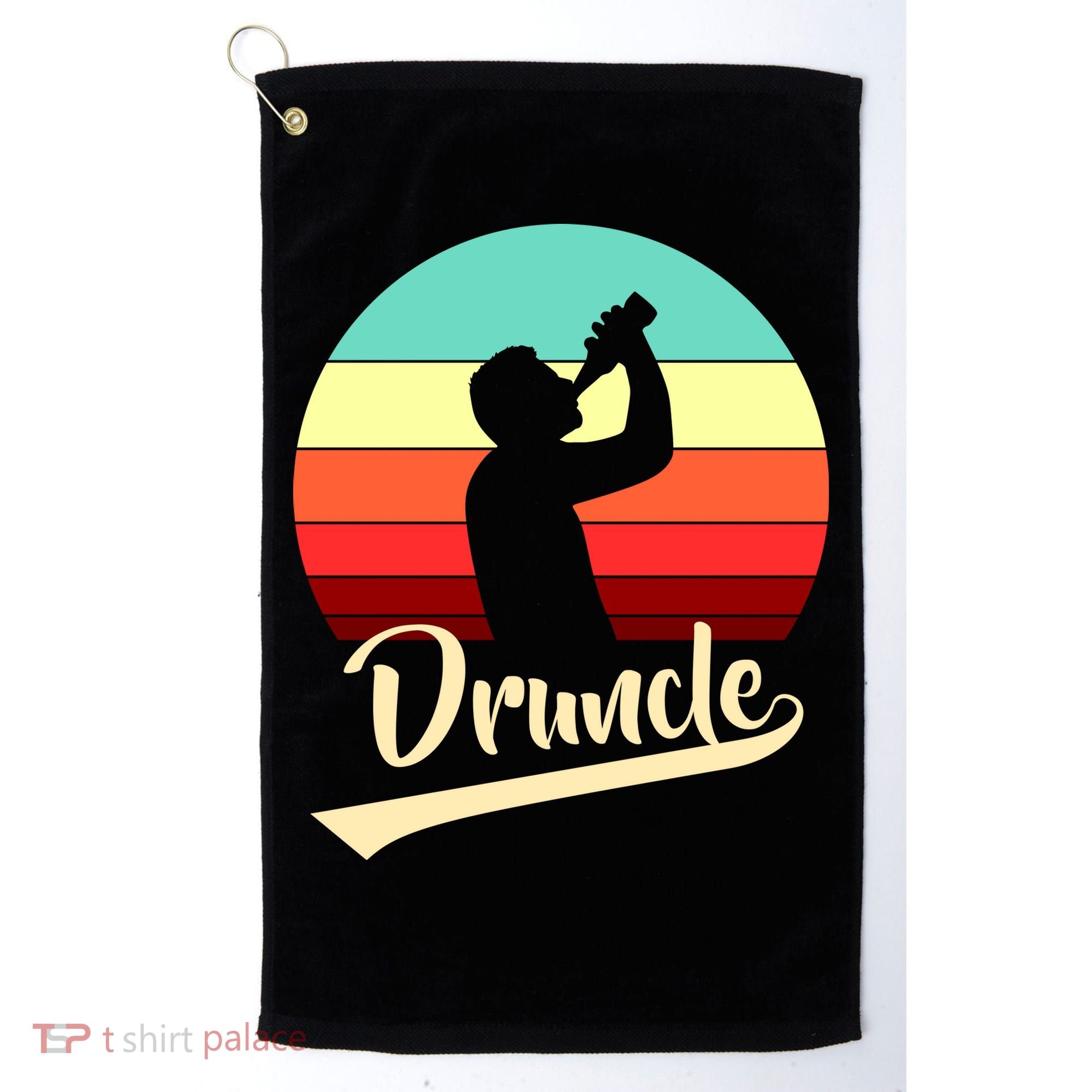 Retro Druncle Logo Golf Towel