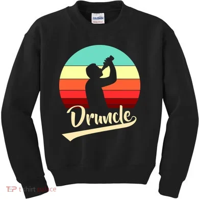 Retro Druncle Logo Kids Sweatshirt