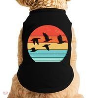 Retro Duck Hunting Sunset Doggie Tank thumb 0