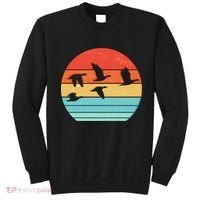 Retro Duck Hunting Sunset Sweatshirt thumb 0