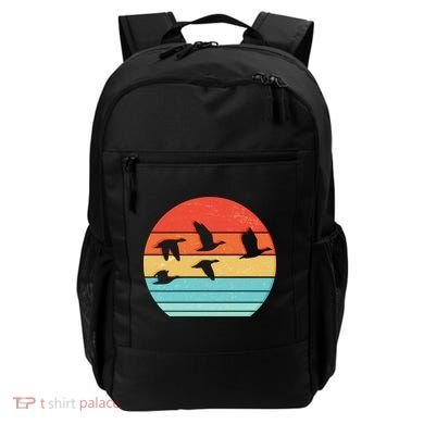 Retro Duck Hunting Sunset Backpack