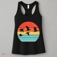 Retro Duck Hunting Sunset Women's Tank Top thumb 3