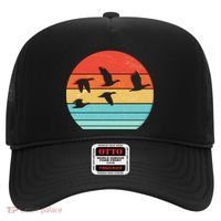 Retro Duck Hunting Sunset Hat thumb 0
