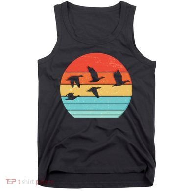 Retro Duck Hunting Sunset Tank Top