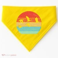 Retro Duck Hunting Sunset USA-Made Doggie Bandana thumb 0