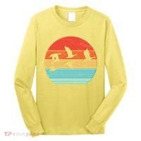Retro Duck Hunting Sunset Long Sleeve Shirt thumb 0