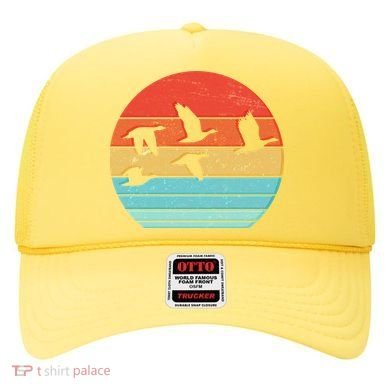 Retro Duck Hunting Sunset Hat