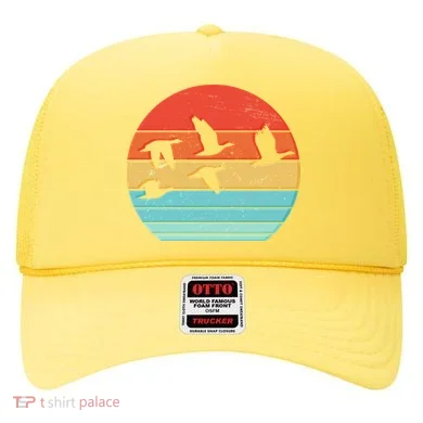Retro Duck Hunting Sunset Hat