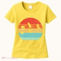 Retro Duck Hunting Sunset Women's T-Shirt thumb 0