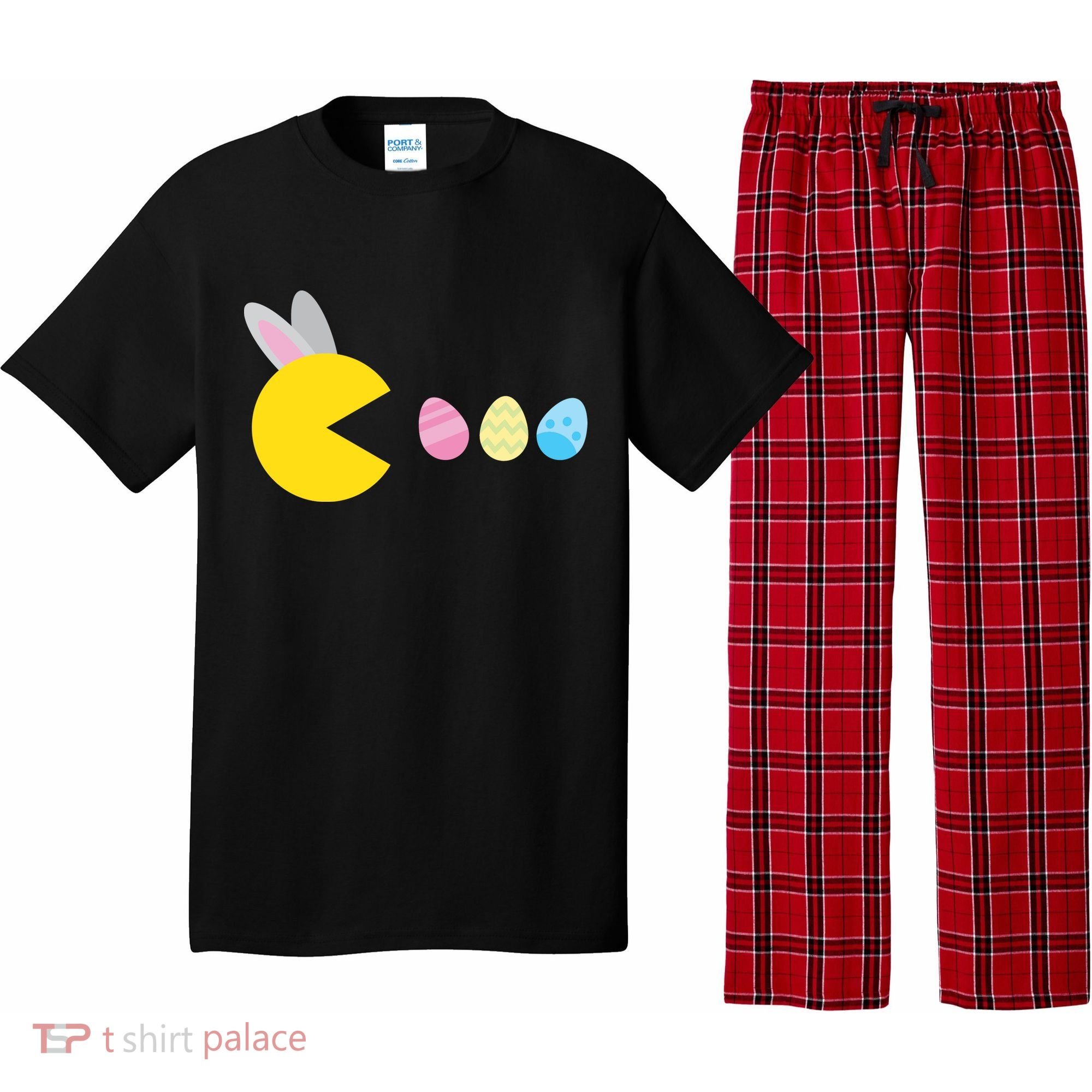 Retro Easter Egg Hunt Game Pajama Set