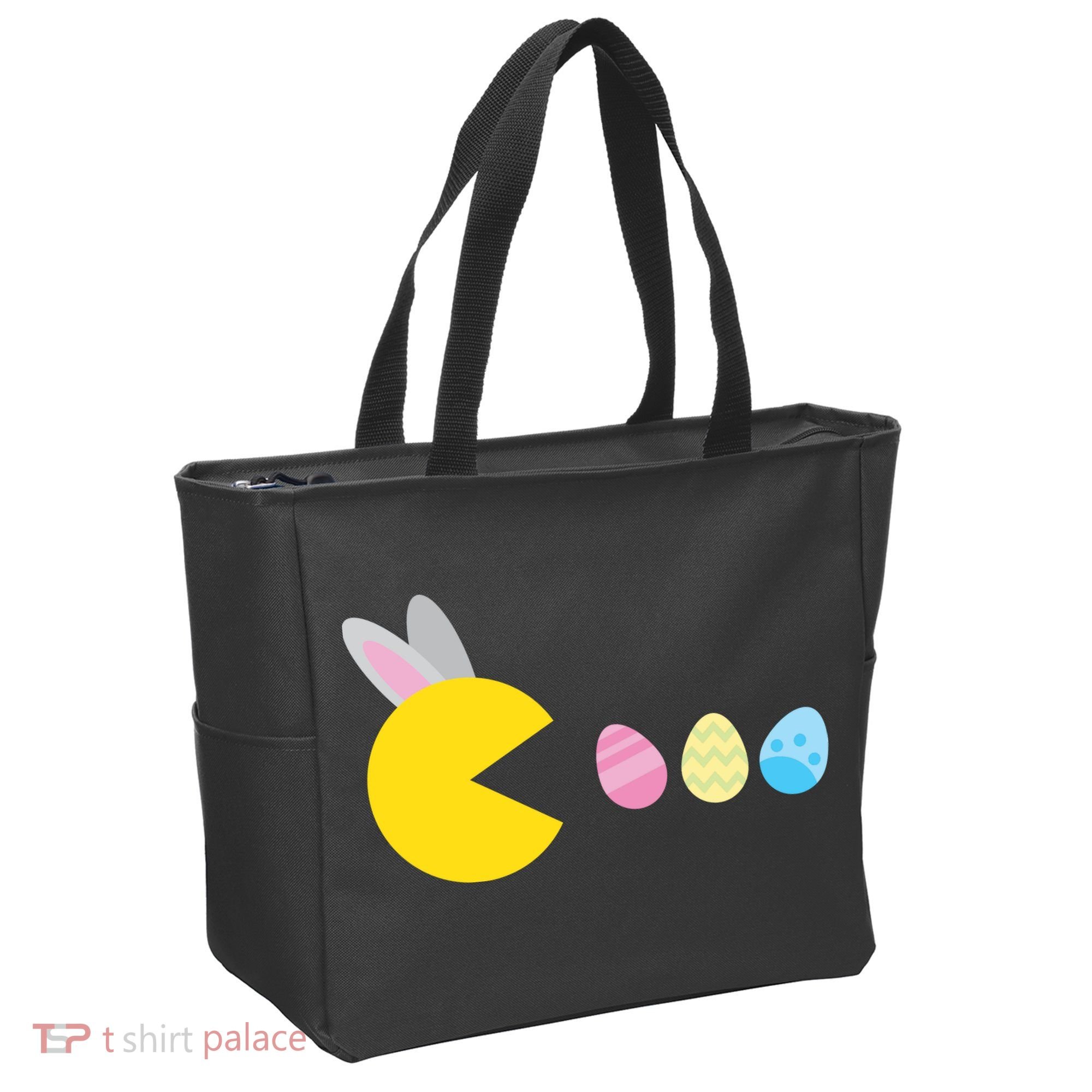 Retro Easter Egg Hunt Game Tote Bag