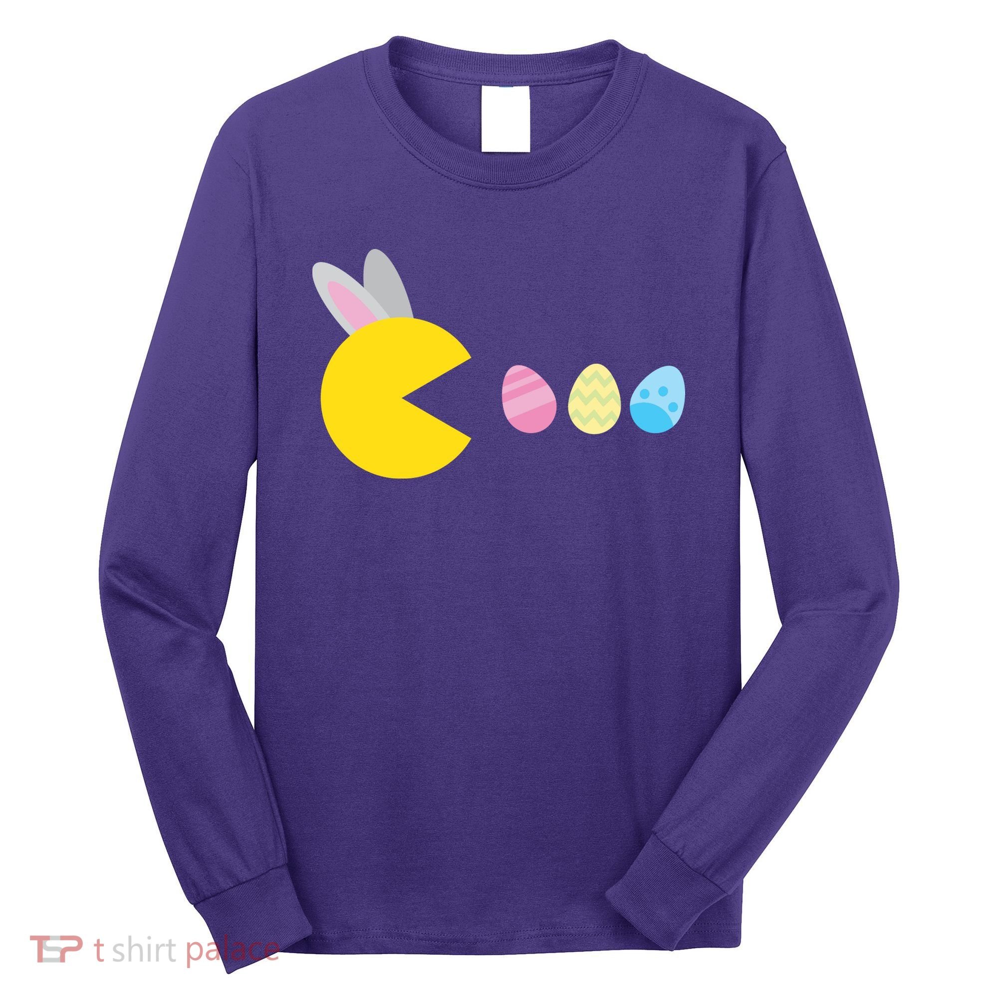 Retro Easter Egg Hunt Game Long Sleeve Shirt