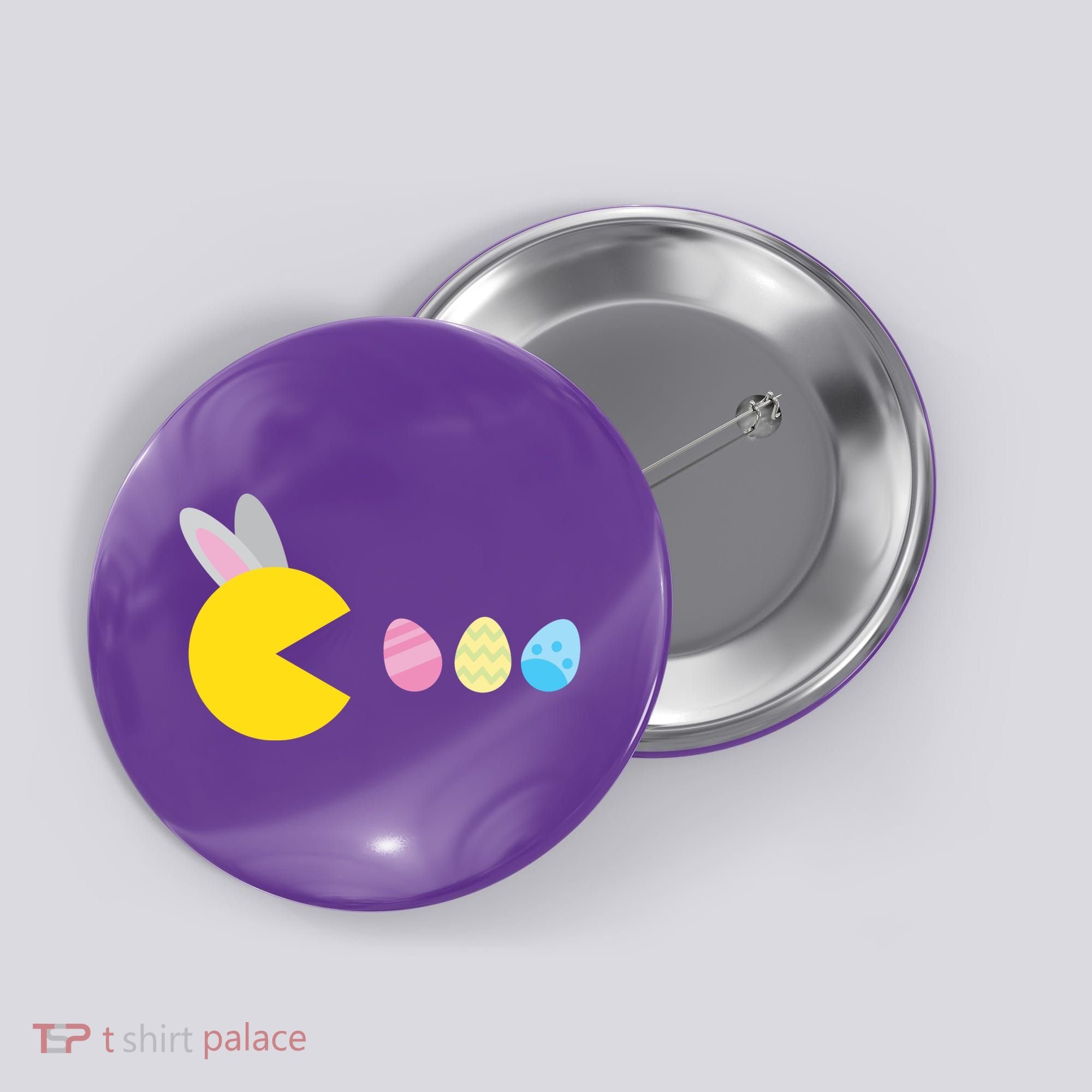 Retro Easter Egg Hunt Game Button