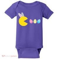Retro Easter Egg Hunt Game Baby Bodysuit thumb 0