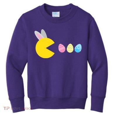 Retro Easter Egg Hunt Game Kids Sweatshirt