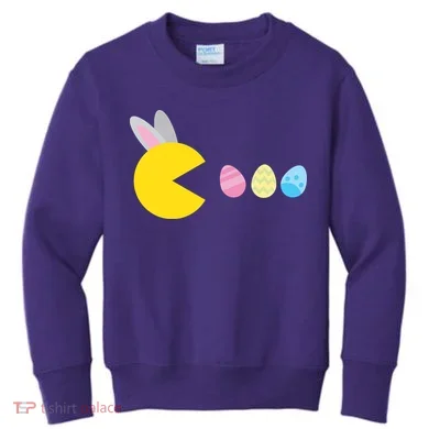 Retro Easter Egg Hunt Game Kids Sweatshirt