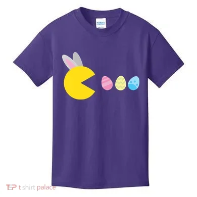 Retro Easter Egg Hunt Game Kids T-Shirt