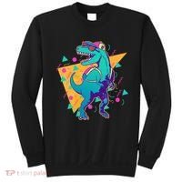 Retro Eighties Nineties Back to School TRex Dinosaur Sweatshirt thumb 0