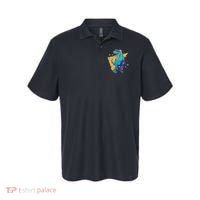 Retro Eighties Nineties Back to School TRex Dinosaur Polo thumb 0