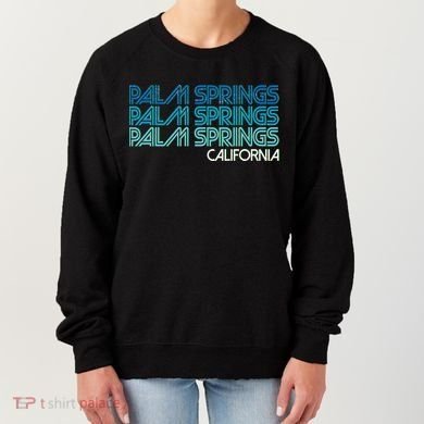 Retro Eighties Palm Springs California  Women's Sweatshirt
